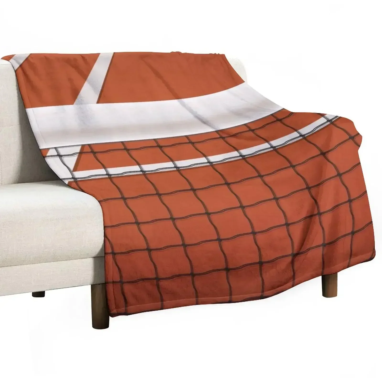 Tennis Clay Court Game Set Match Player Family Tennis Throw Blanket Nap Large warm winter Fashion Sofas Moving Shaggy Blankets