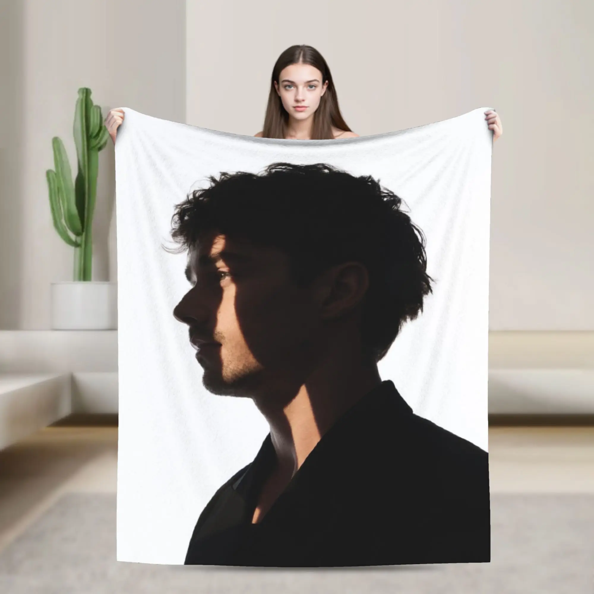 C-Charles L-Leclercs Super Soft Blanket  Travel Plush Throw Blanket Aesthetic Bedroom Flannel Bedspread Sofa Bed Cover