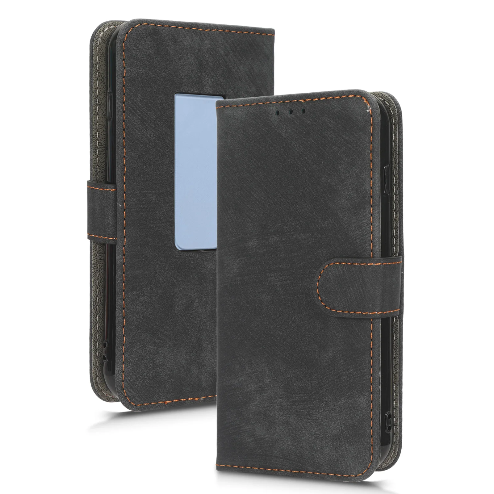 For Samsung Galaxy 5G Mobile Wifi SCR01 Wallet Anti-theft Brush Magnetic Flip Leather Case For Samsung 5G Mobile Wifi Phone Case