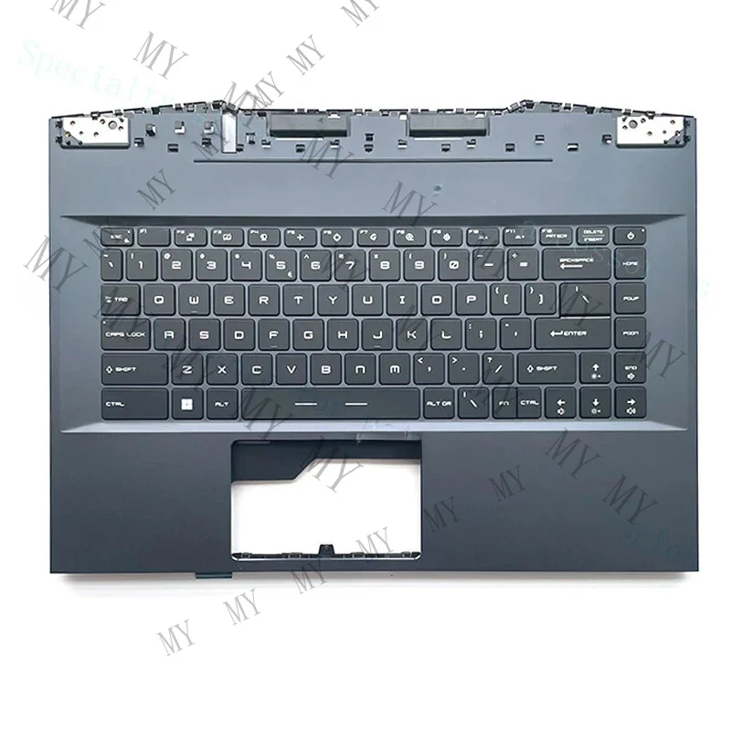 TT  Palmrest Full Colorful Backlit Keyboard For MSI GP66 GE66 MS-1541 1543 Blue