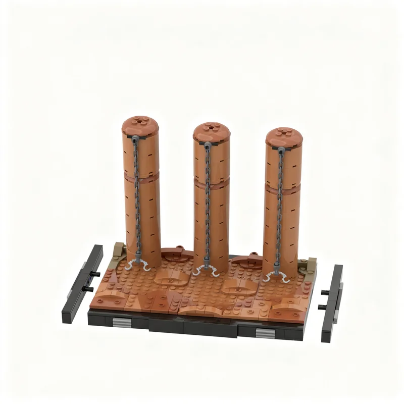 551pcs MOC Star Battle Sandy Executions Updated Model Building Blocks Architecture Christmas Gifts Education Idea Toy Brick Kids