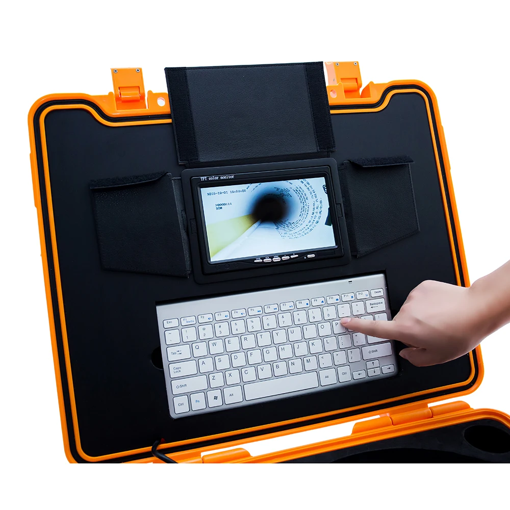 20M Industrial Endoscope Underwater Video Camera HD 1080P Pipe Wall Sewer Inspection System With Meter Counter And Type Function