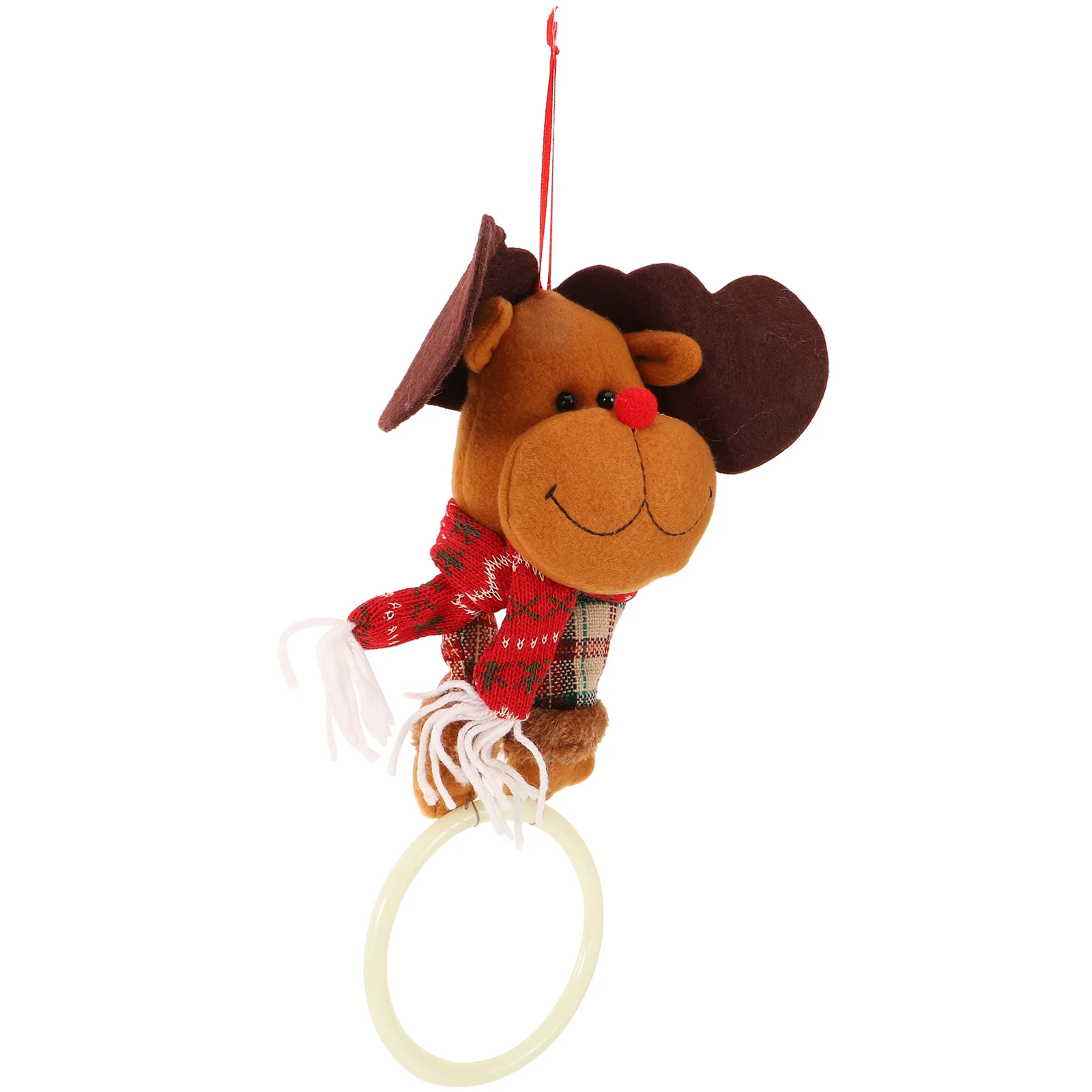 

Christmas Towel Ring Fun Decor Bathroom Rings Hook Plastic Holder Storage Themed