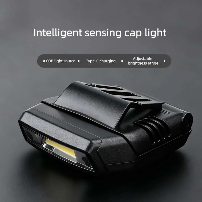 Fishing Cap Clip Light Special Induction Headlamp Super Bright Rechargeable Night Fishing Brim Headwear Clip-on Cap Light