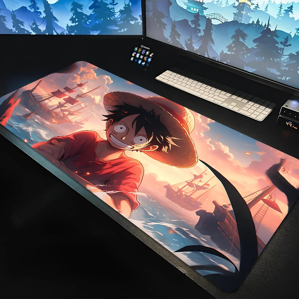 

1pc cool boy Luffy O-Ones P-Pieces Non-slip Mouse Pad Suitable For Office Computers Laptops E-sports Game Desk Mats XXL Keyboard