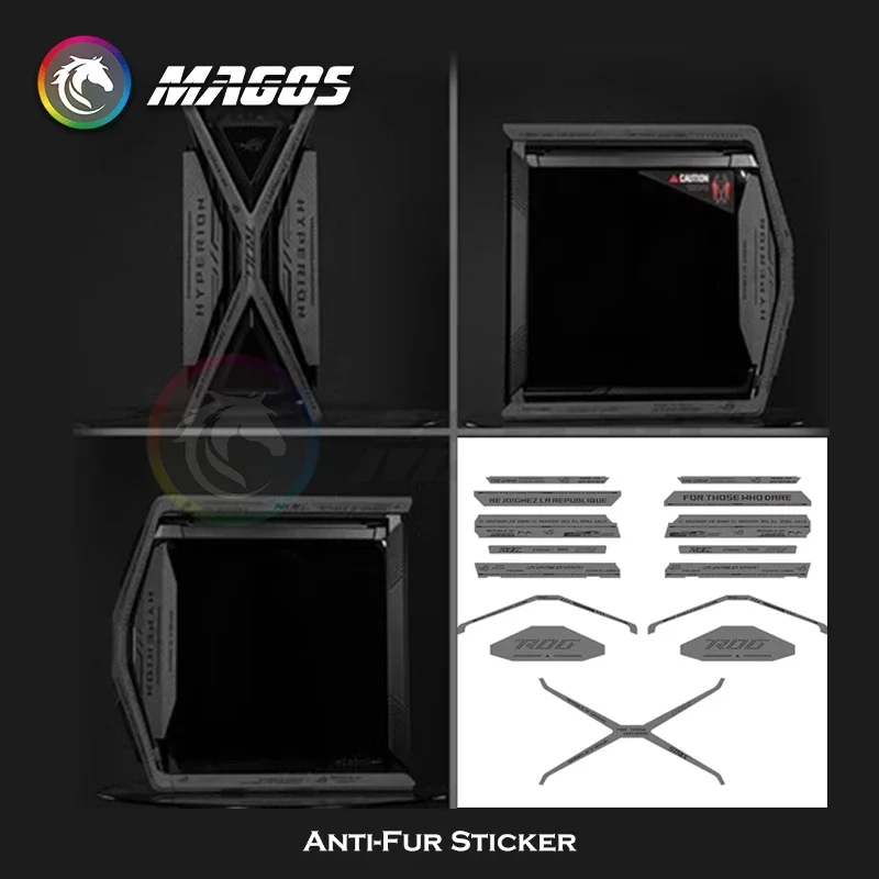 Asus GR701 ROG HYPERION Funda RGB Panel ARGB 4 Piezas Kit Soporte MB 5V SYNC (Caja No incluida), Nueva llegada