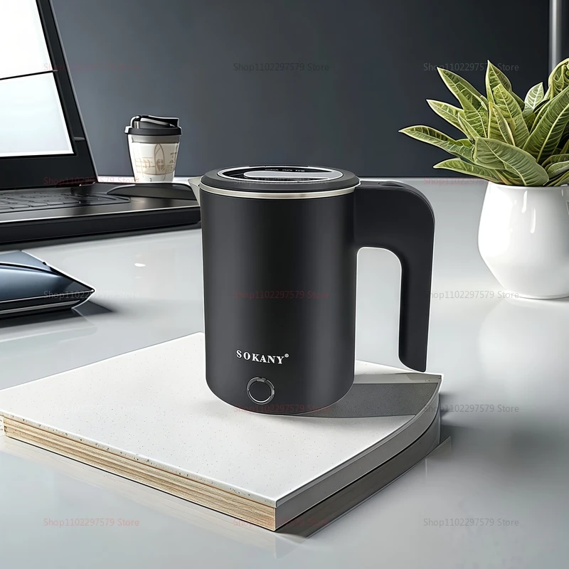 السفر غلاية كهربائية الشاي القهوة 500 مللي الفولاذ المقاوم للصدأ غلاية مياه محمولة وعاء للفندق الأسرة السفر المطبخ غلاية ذكية