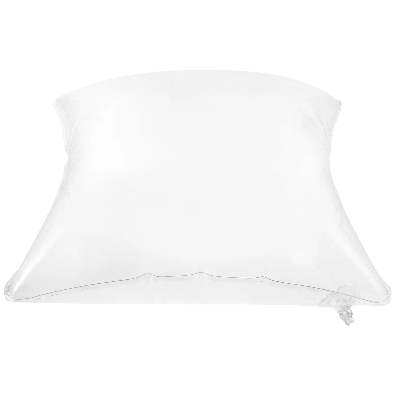 

Inflatable Pillow 50cmx50cm PVC Transparent Camping Outdoor Foldable Sofa Cushion Adjustable Height Clear Insert