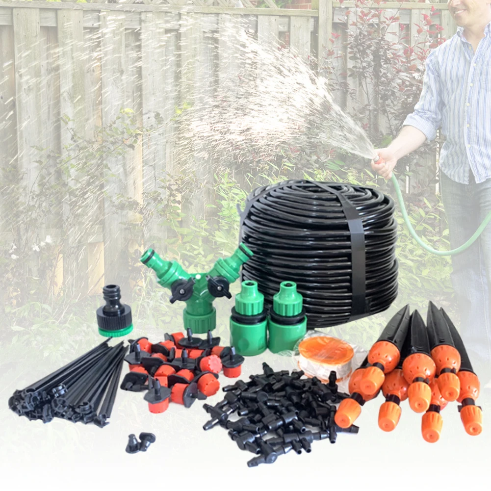 Automatic Watering System Adjustable Garden Irrigation System Multifunctional Drip Watering Kits for Flower Vegetable Greenhouse