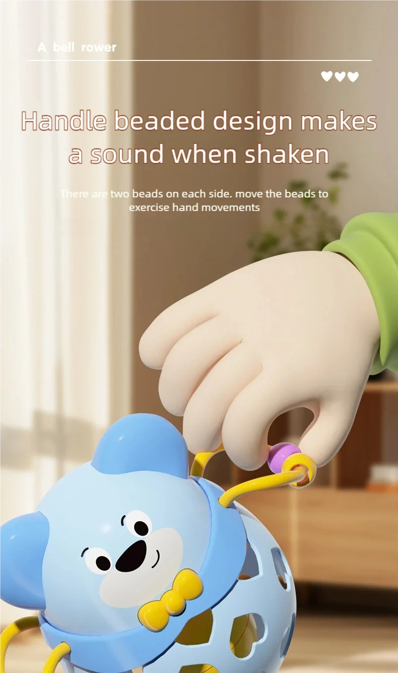 لعبة أطفال، أداة مهدئة للأطفال! خشخشة كلب مطاطية ناعمة لطيفة اثنين في واحد، تساعد على الإمساك بالمهارات ولا تخاف من السقوط، يجب اقتناؤها في تقديم الأطفال! (مناسبة لعيد الميلاد، ومهرجان الربيع، وعيد رأس السنة، وعيد الحب الصيني، والهالوين، وعيد الفصح، وأعياد الميلاد، والعطلات الأخرى)