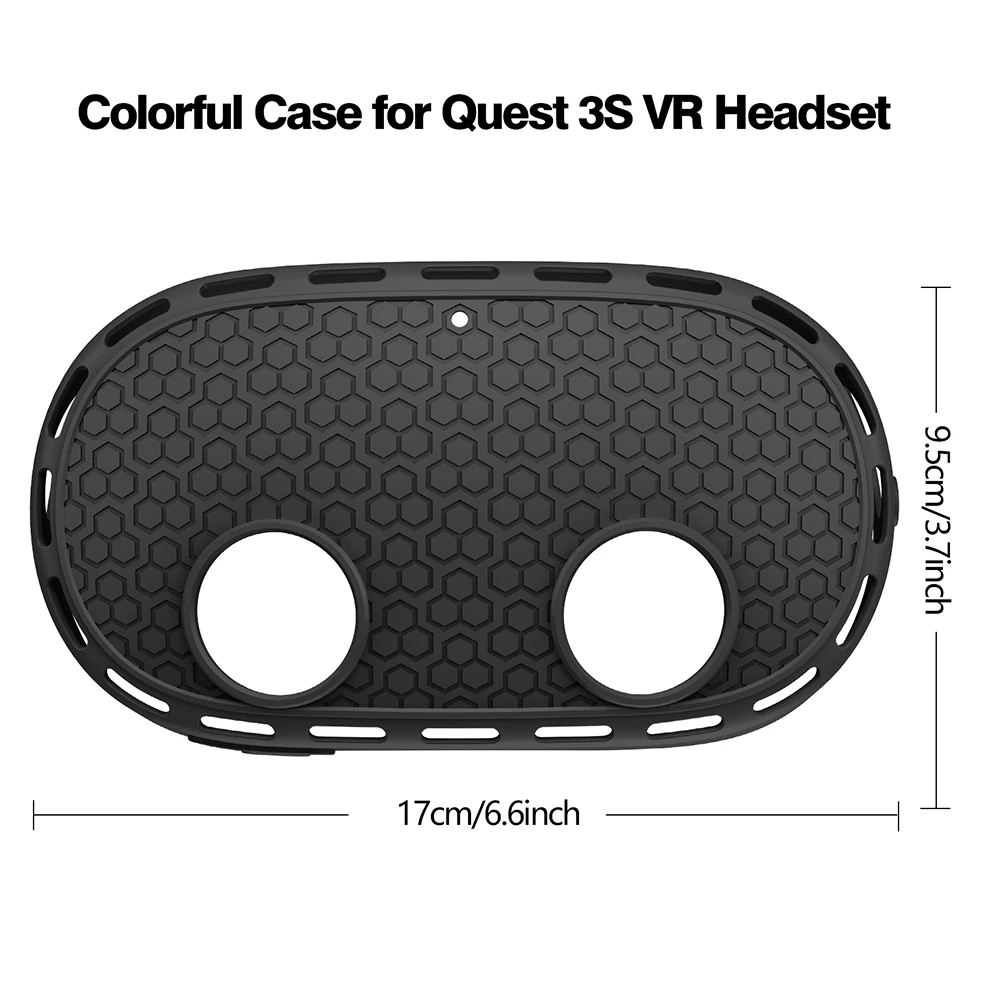 Silicone Host Protective Cover Drop-Proof Host Protector Waterproof VR Headset Protector for Meta Quest 3S VR Accessories
