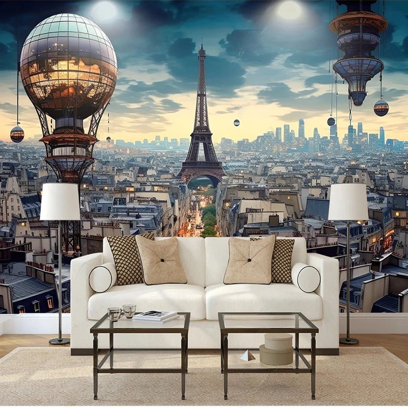 Custom Any Size Photo Wallpaper Tower Building Technology Landscape Murals Restaurant Living Room Bedroom Backdrop Wall Decor