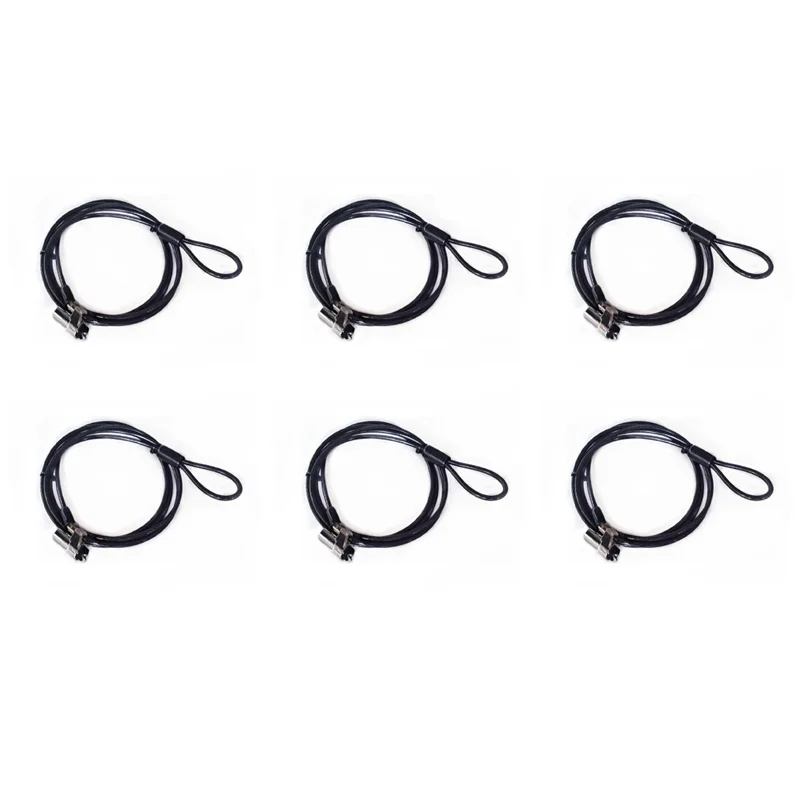 【新品】6X コンピュータロック ラップトップロック 6Mmx2.5Mm ナノロック穴に適し HP ラップトップセキュリティキーロック