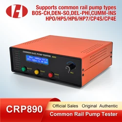 CRP890 Common Rail Pump Tester with DRV Open Closed Loop Count Angle Function For CP1 CP2 CP3 HP3 HP4 HP5 HP6 P4E HP7 HPO