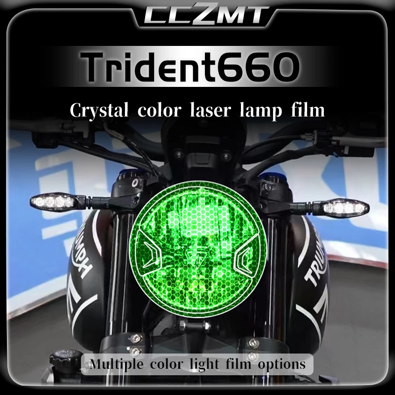 

For TRIUMPH Trident 660 headlight film transparent protective film honeycomb laser light film modification accessories