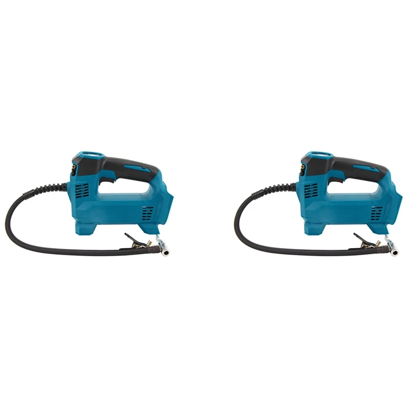 

2X электрический воздушный насос для Makita 18 в, литиевый аккумулятор, беспроводной воздушный насос со стандартной яркостью для насоса шин/накачки мячей