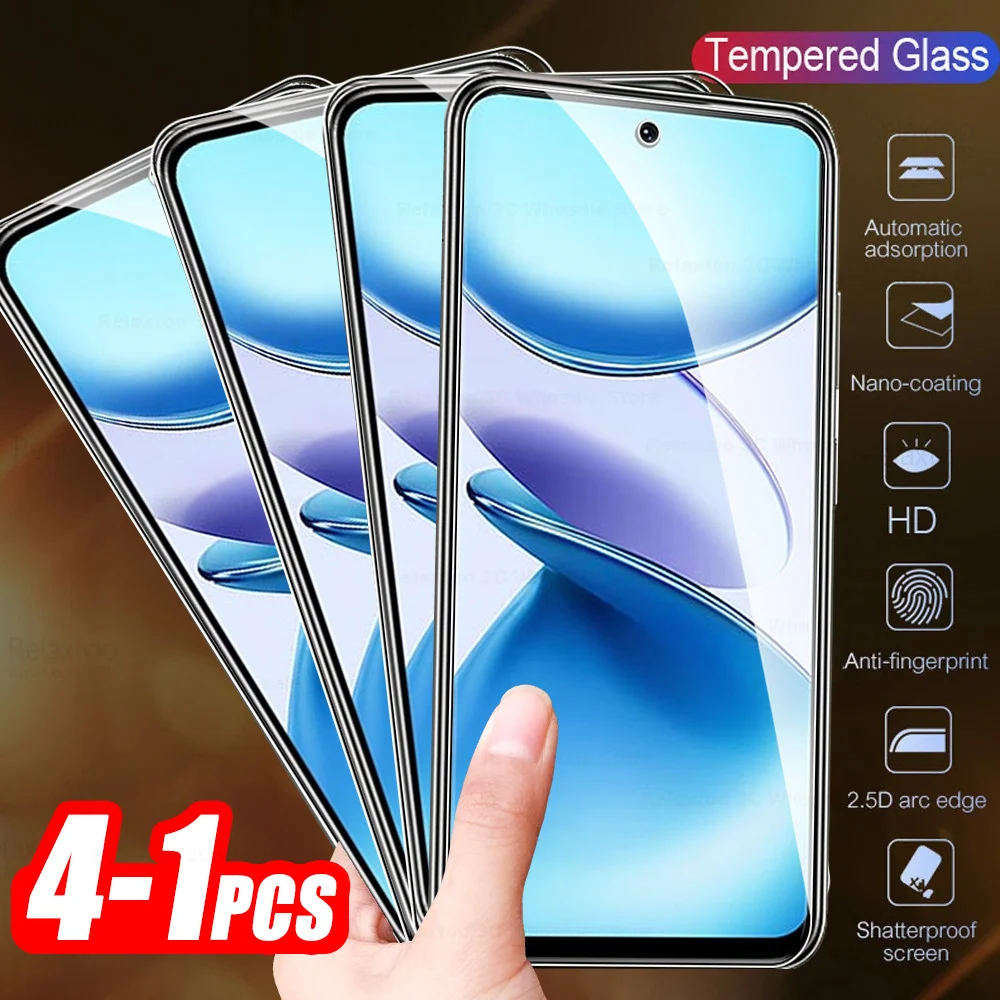 Screen Protector For Infinix Smart 9 4G 1-4PCS Protective Glass InfinixSmart 9 InfinixSmart9 Smart9 6.7'' Tempered Glass Films