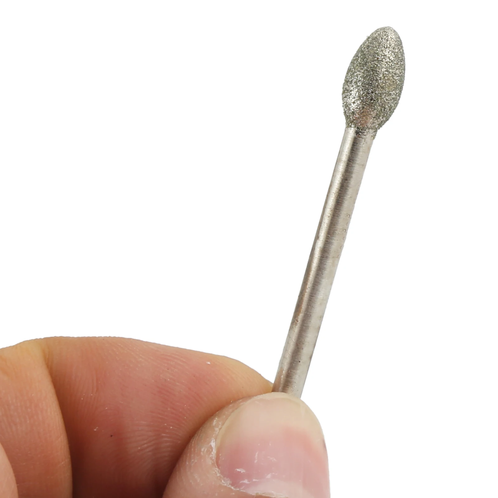 50Pcs 3.17mm 1/8"Shank Diamond Coated Rotary Grinding Head Carving Grinding Burrs Drill Set for Dremel Rotary Tool Abrasive Tool