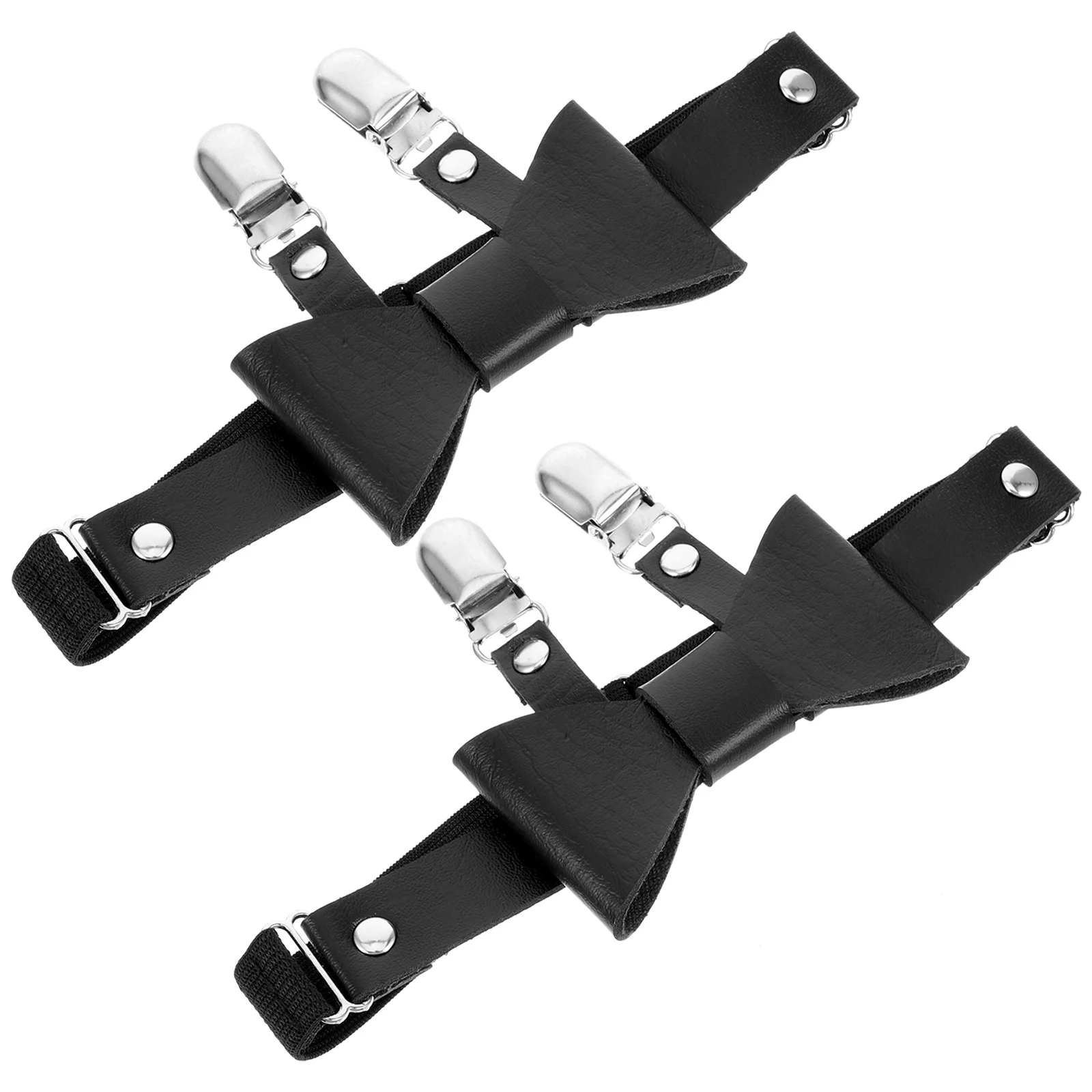 

2Pcs Bowknot Socks Garters Adjustable Leg Rings Stylish Leg Band for Party Cosplay Festival Stockings Suspenders
