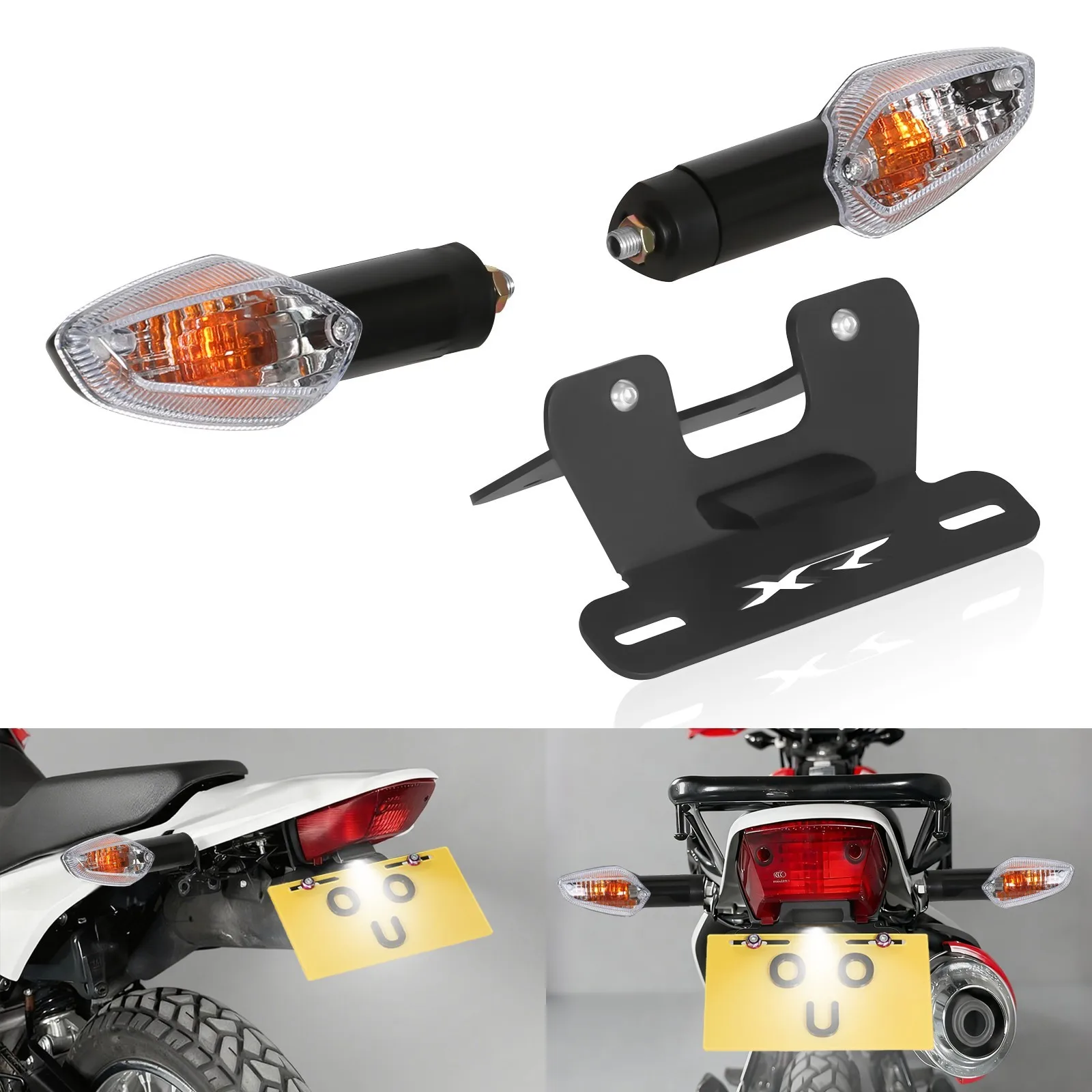

Fender Eliminator Tail Tidy Fenderless Turn Signal For HONDA XR 150L 2014-2022 Accesorios Moto License Light Numbe Plate Light