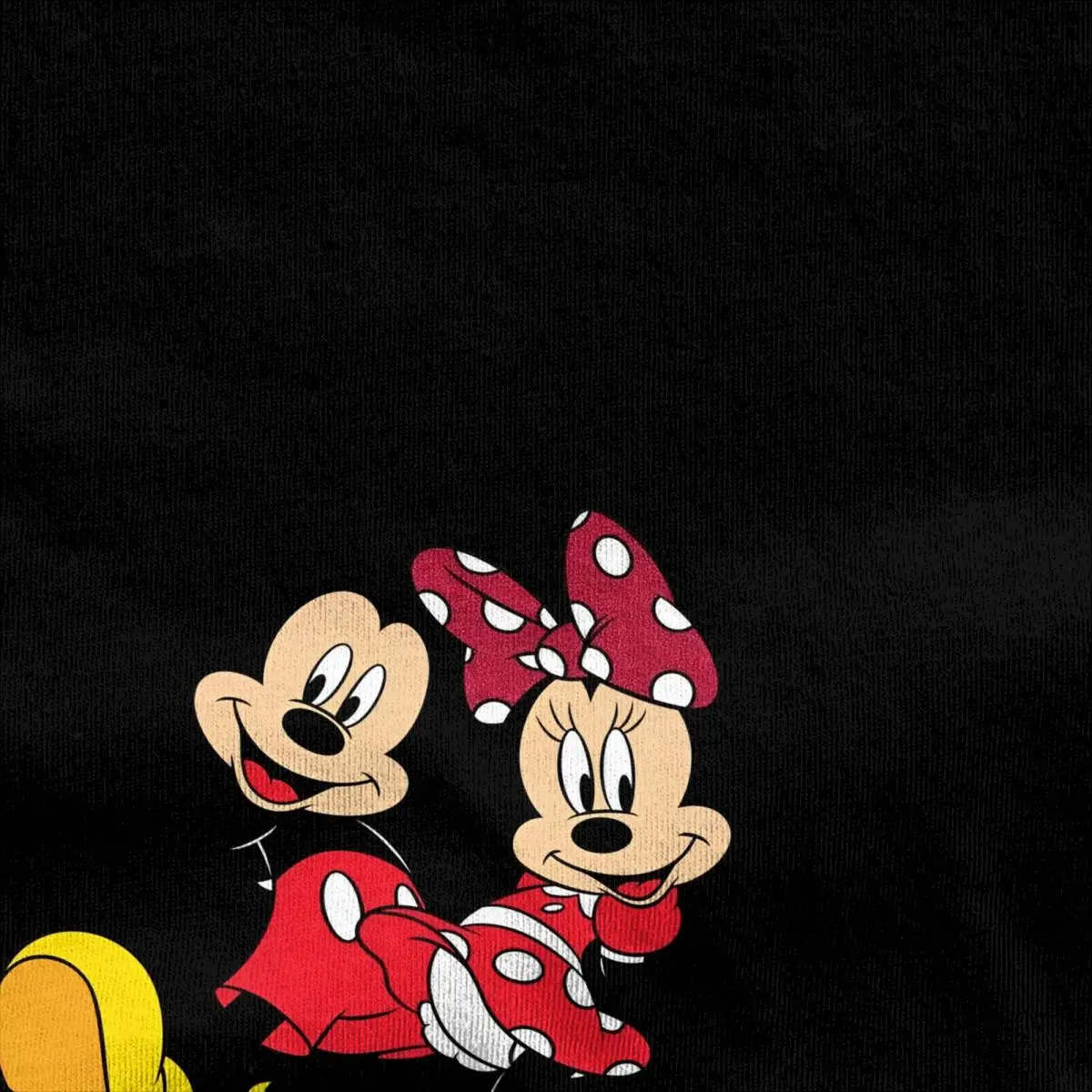 Men T Shirt  Mickey And Minnie Mouse T Shirts Harajuku Summer Tee Shirt Vintage Pattern Cotton Clothes Gift Idea