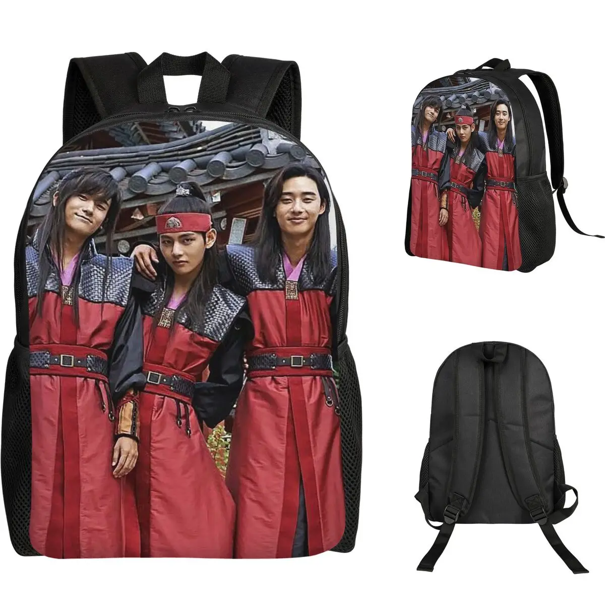 Mochila Cast Of Hwarang TV para estudiantes, niños y niñas, mochila escolar, bolsos de hombro para ordenador
