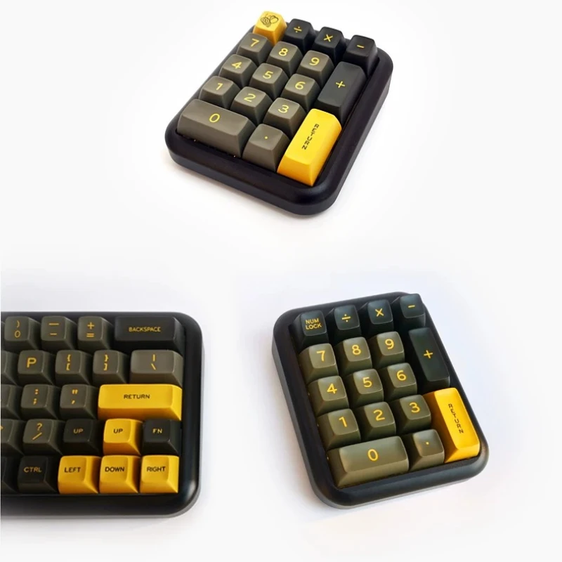 

HAL17A Numerical Keyboard Kit Custom Hotswap RGB MX Switch CNC Shell Wired Gasket Teclado for Gamers Design Keyboard Accessories