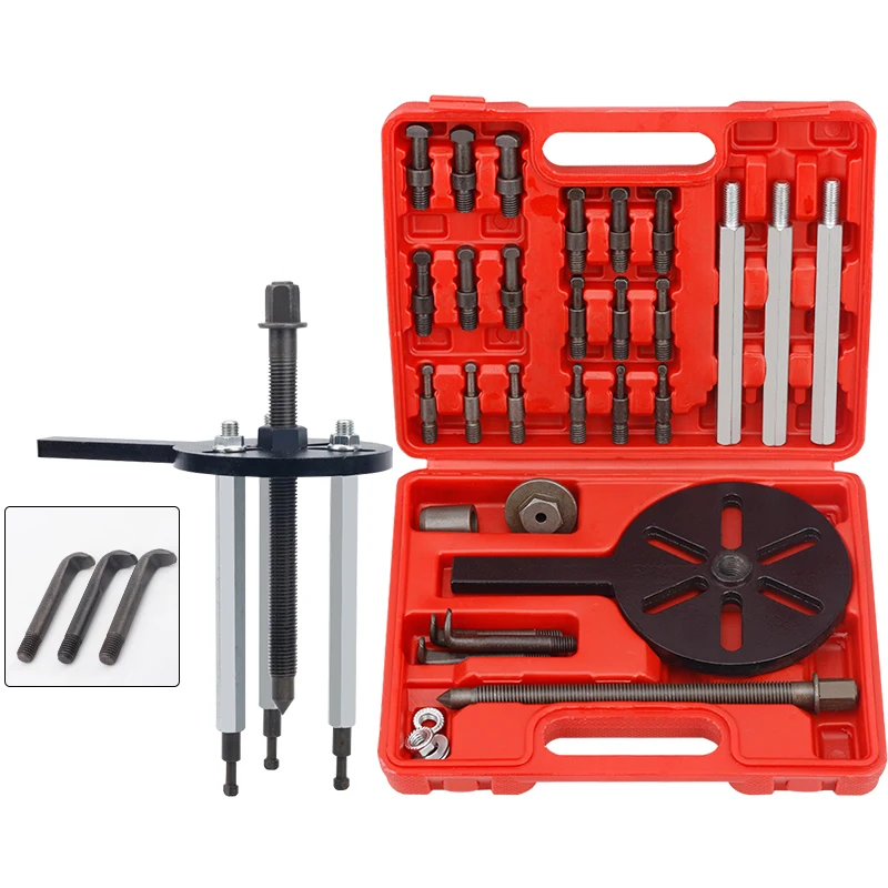 Herramienta de extracción de cojinetes, extractor de tres mandíbulas, herramienta Universal de cojinetes interiores y exteriores, extractor multifunción dedicado