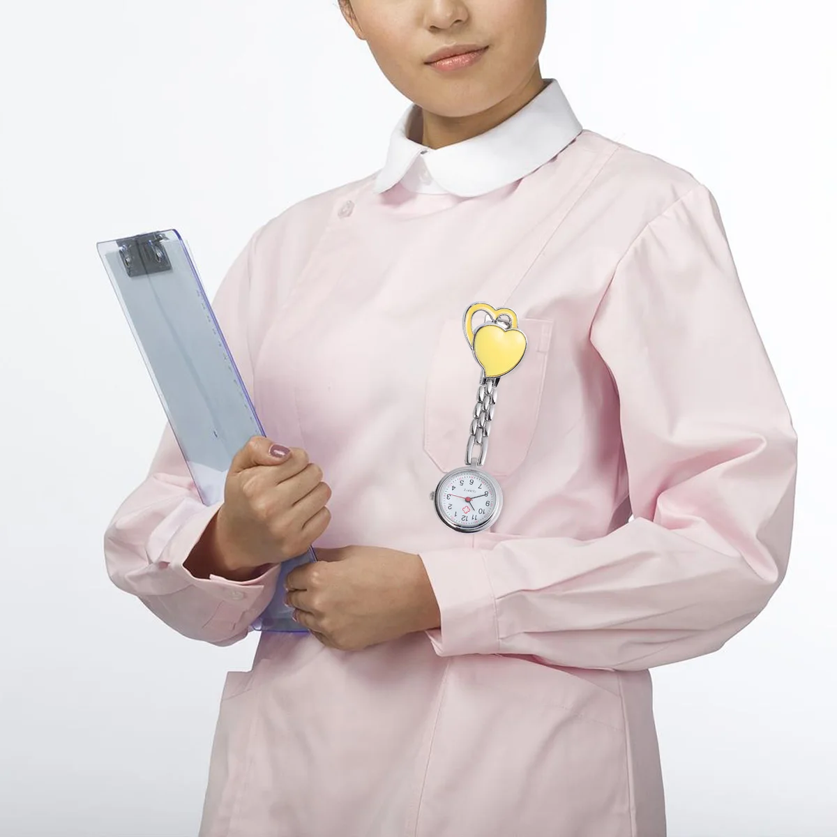 Orologio da appendere Orologio a forma di cuore Orologio da appendere alla moda Orologio da appendere creativo Orologio da tasca a forma di cuore