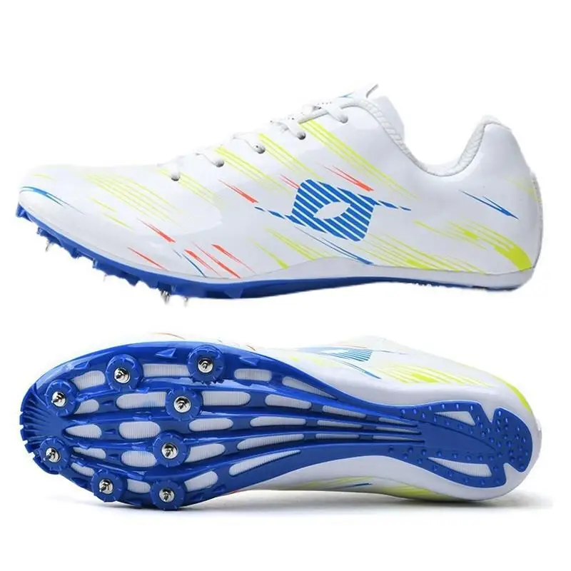 

Men Women Professional Track Field shoes Jumping Footwears Training Sneakers Outdoor Track Spike Field Shoes Child's Running