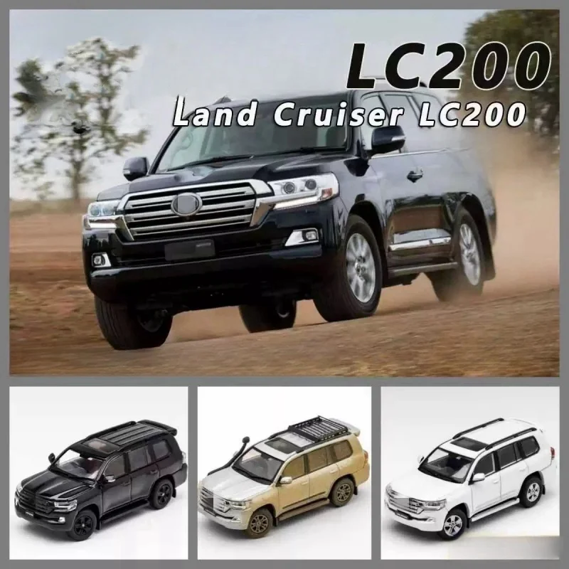 GCD 1:64 LandCruiser LC200 off-road กระเป๋าเป้สะพายหลังรุ่น Diecast รุ่นรถ