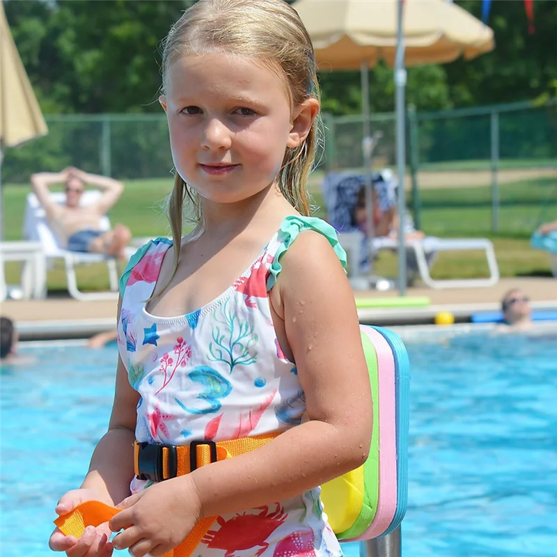 

AX83-Back Float Safety Swim Trainer Swimming Belt With Adjustable Split Layers Swim Belts Clip For Swimming Stroke