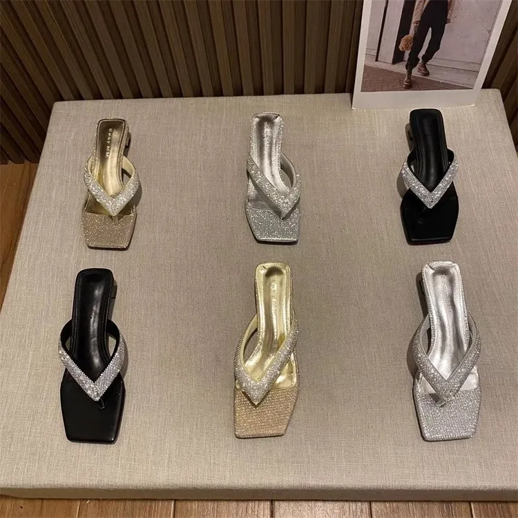 

Women's Fashion Shoes Featuring Strap Configuration and Post-Toe- Lightweight Platform Slides for Effortless Daily Glamour​