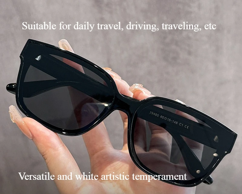 

Fashionable men's women's sunglasses vintage fashion high-end sun protection sunglasses for mountaineering tourism and beach use