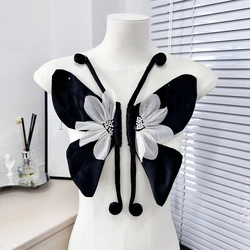 Butterfly patchwork sewing pearl embroidery patch DIY clothing skirt sewing accessories