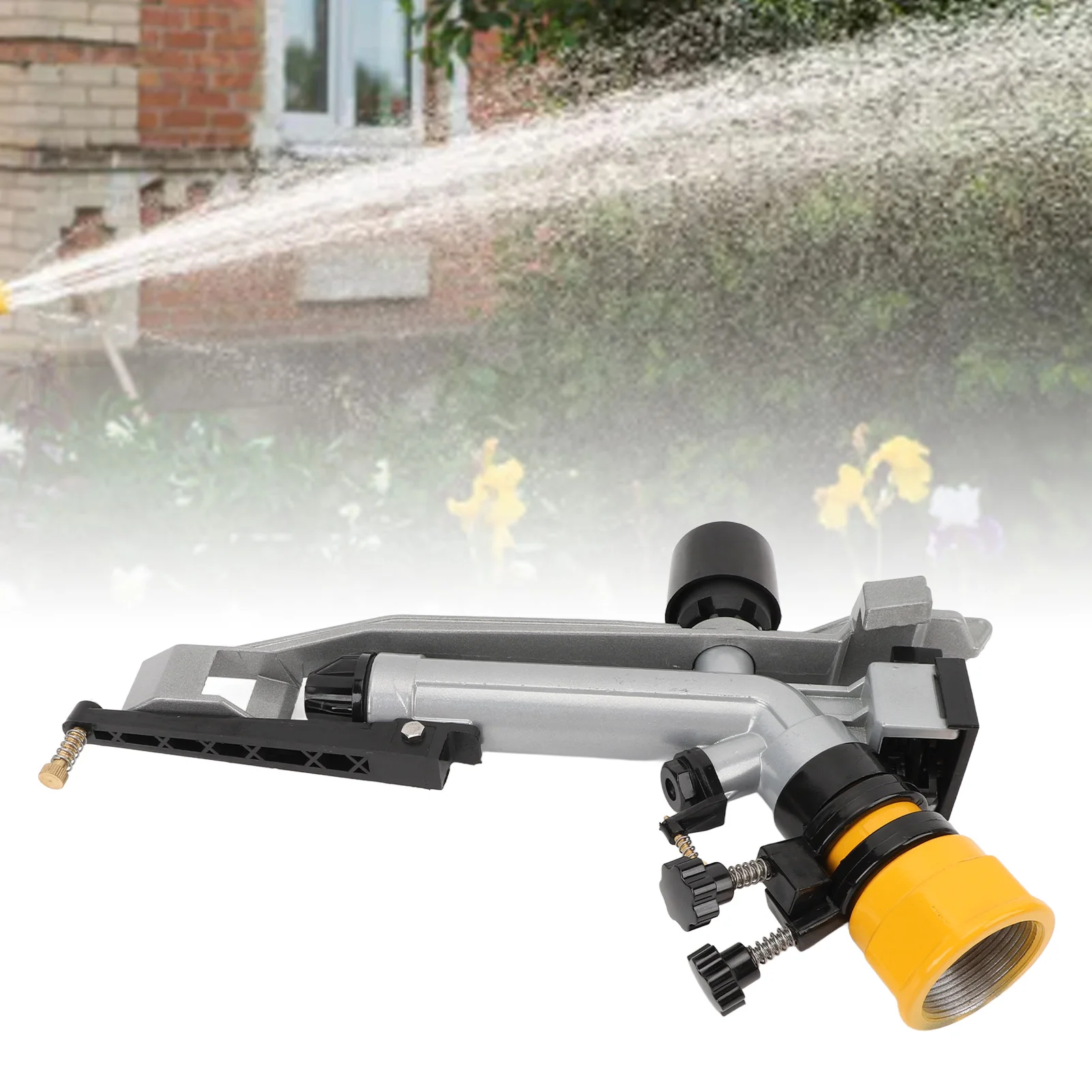 

Спринклер для орошения сельскохозяйственных угодий, регулируемый на 360 градусов, с набором насадок для полива сада, фермы, газона