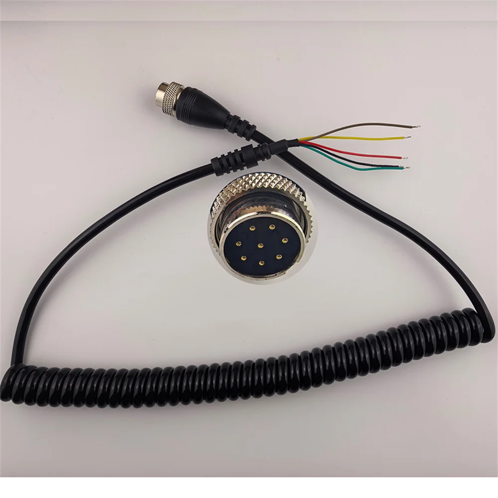 Cable de Micrófono de Aviación para Radio de Onda Corta IC-700PRO HM-180, Micrófono de Mano para Transceptor Móvil, Cable de Micrófono M710 para ICOM