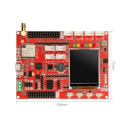 RP2040 LoRaWAN RA-08H Development Board com 1.8 ''128*160 SPI-TFT-LCD para comunicação de longo alcance 868Mhz/915Mhz