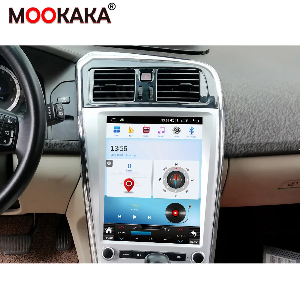 For Volvo XC60 2009-2017 LHD RHD Android 15.0 12+256GB Car GPS Navigation Radio Multimedia DVD Player Tesla Screen Tape Recorder