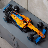 1432pcs Supercar Building Blocks Yellow MCLAren F1 Formula Racing Assembly Building Blocks Model Set for Boys Adult Toys Gift