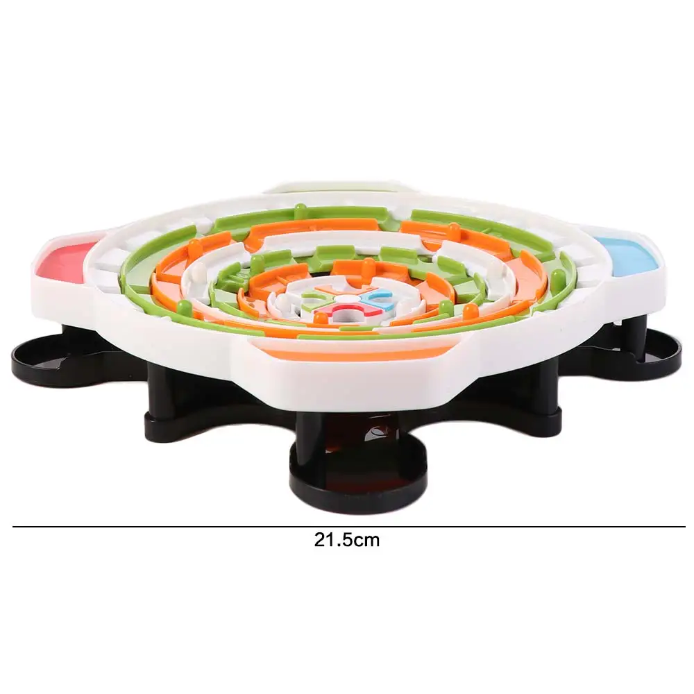 Plastic ronde bal spelletjes rijke pad Montessori doolhof bordspel vroeg onderwijs draagbare puzzel doolhof bord speelgoed