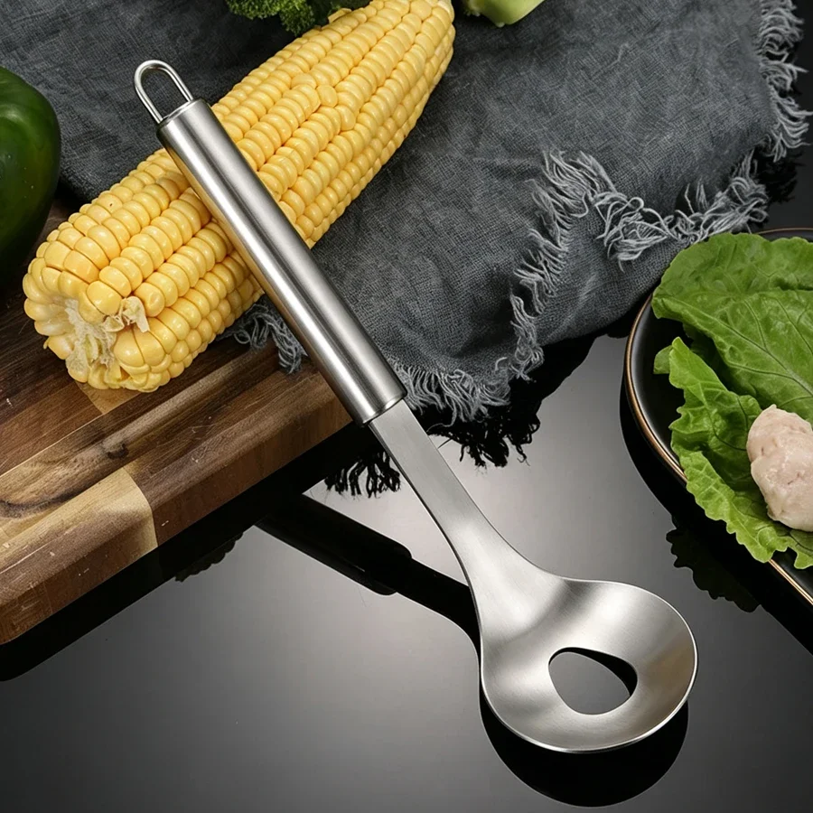 Stainless Steel Non-stick Meatball Spoon Maker Kitchen Gadget - Squeezing Ball Mold Spoon for Perfectly Shaped Meatballs