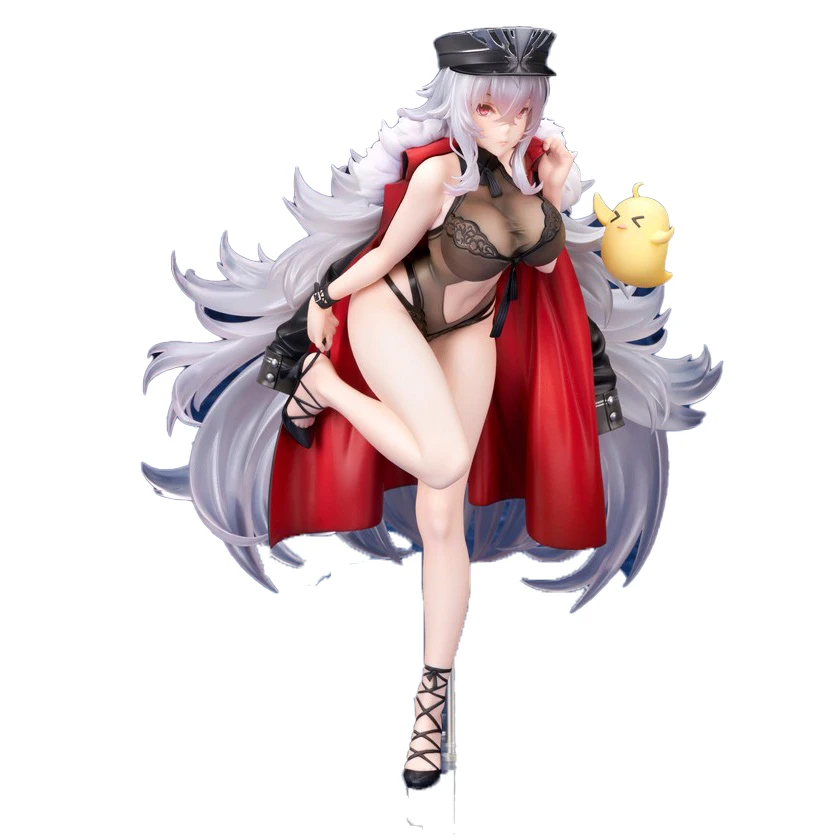 

100% Original In Stock Genuine 25CM Kms Graf Zeppelin Azur Lane 1/7 PVC Action Anime Figure Model Toys Doll Gift