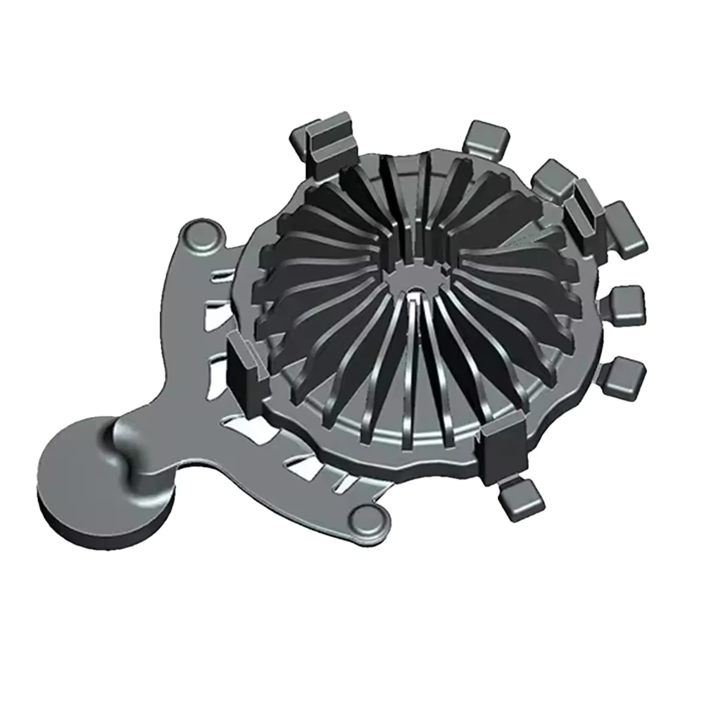 Custom-made aluminum die-cast parts Aluminum-zinc alloy polished and anodized engine oil pans Mechanical, automotive, and motor