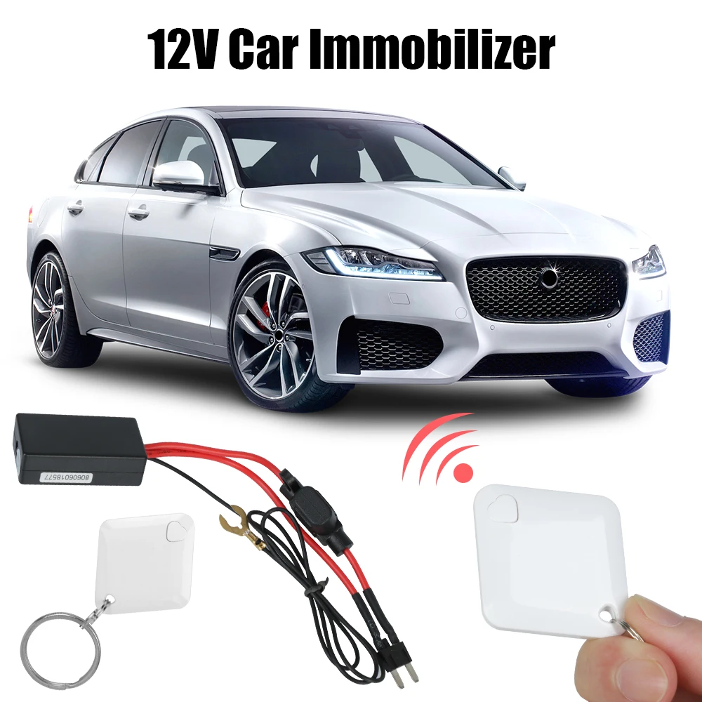 

M506 12V Motorcycle Car Immobilizer RFID Ignition Lock Fuse Relay Isolator System Remote Controller Wireless Auto Accessories