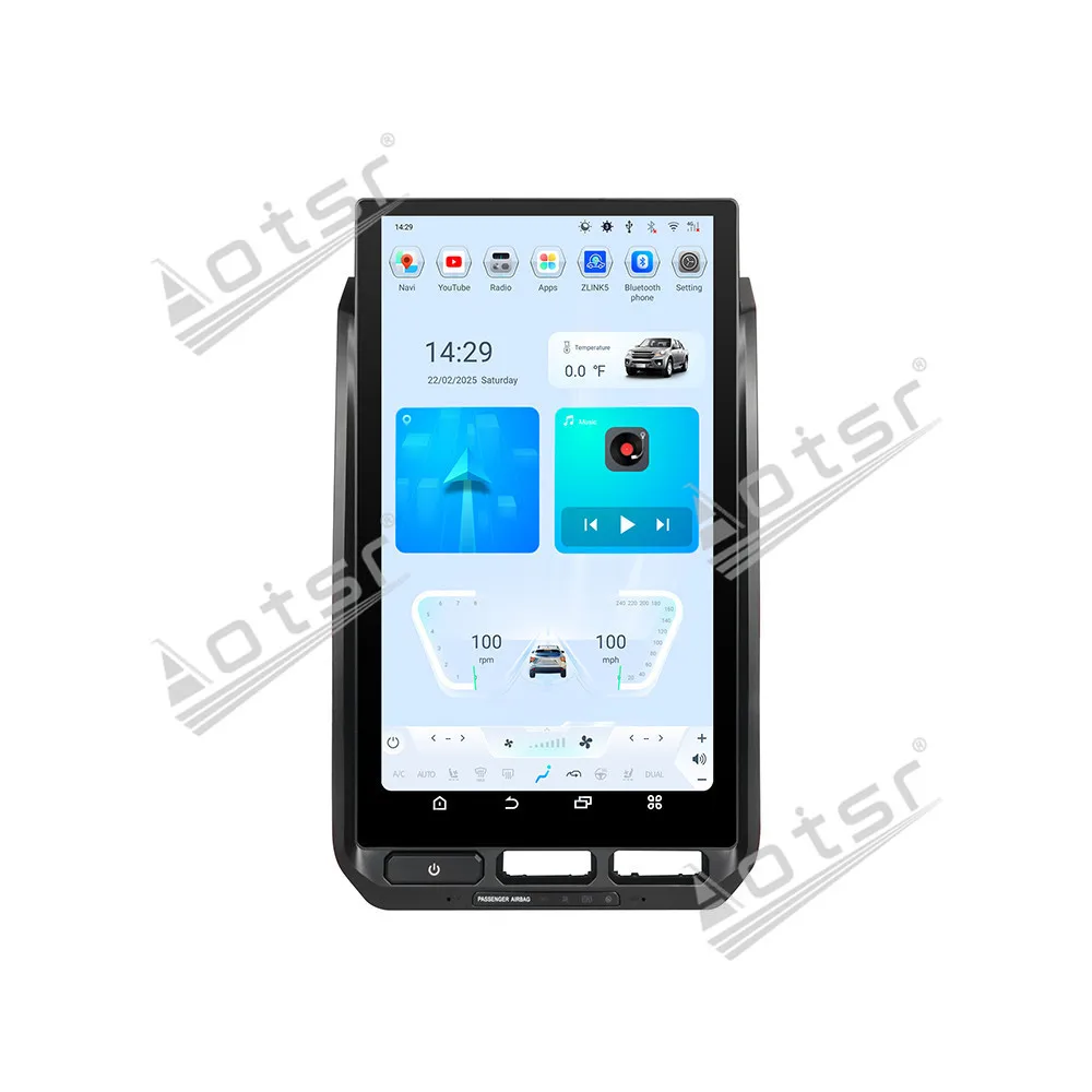 

15,6-дюймовый автомобильный радиоприемник с Android и CarPlay для Ford F150 2015-2021, сенсорный экран, мультимедийный проигрыватель, GPS-навигация, головное устройство с DSP и Bluetooth
