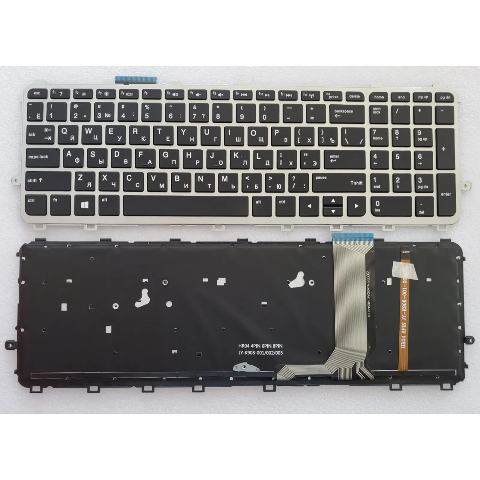 

US RU layout for HP Envy 17-J 15-J M6-N 17T-J 15T-J M7-J 15Z-Q 15-Q Envy 17 Envy 15 Envy 17 TPN-I112 TPN-I110 TPN-I111 Laptop ke