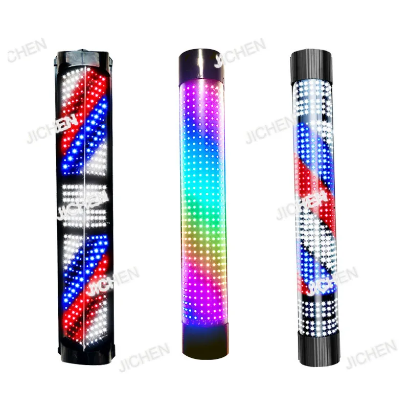 

ZQ Hair Products Hair Salon Logo Small Box Retro Barber Shop Wall Hanging LED Waterproof Outdoor Smart