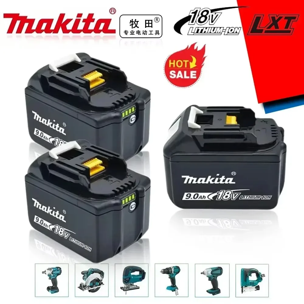 

2024 Upgraded 9A/3A/6A Original Makita 18V Battery BL1830B BL1850B BL1850 BL1840 BL1860 BL1815 Replacement Lithium Battery