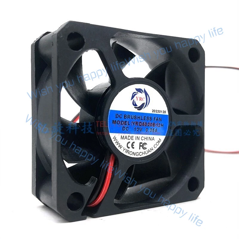 L... for YRD5020B12H dual ball bearing 12V 0.36A 5020 5CM cooling fan